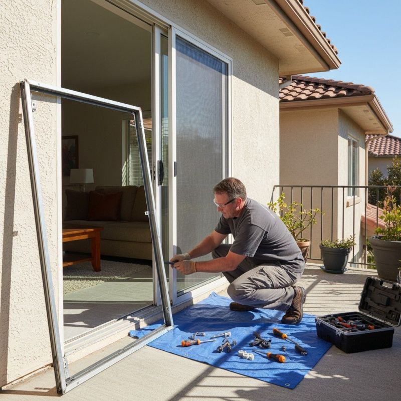 Sliding Patio Door Repair in Conroe, TX