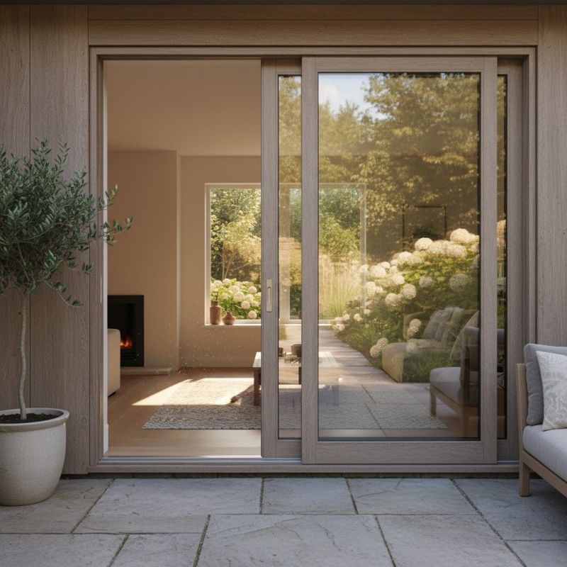Wood Sliding Door Installation in Durham, NC