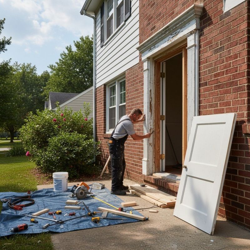 Front Door Repair in Conroe, TX