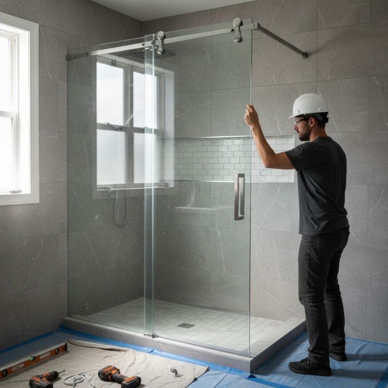 Glass Shower Door Replacement in Conroe, TX
