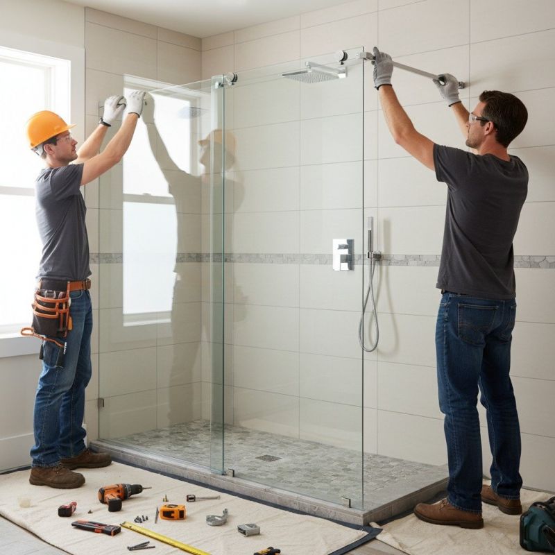 Glass Shower Door Replacement in Alpharetta, GA